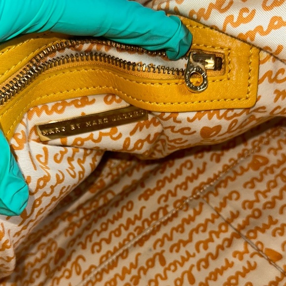 Marc By Marc Jacobs Yellow Leather Satchel - Picture 15 of 15